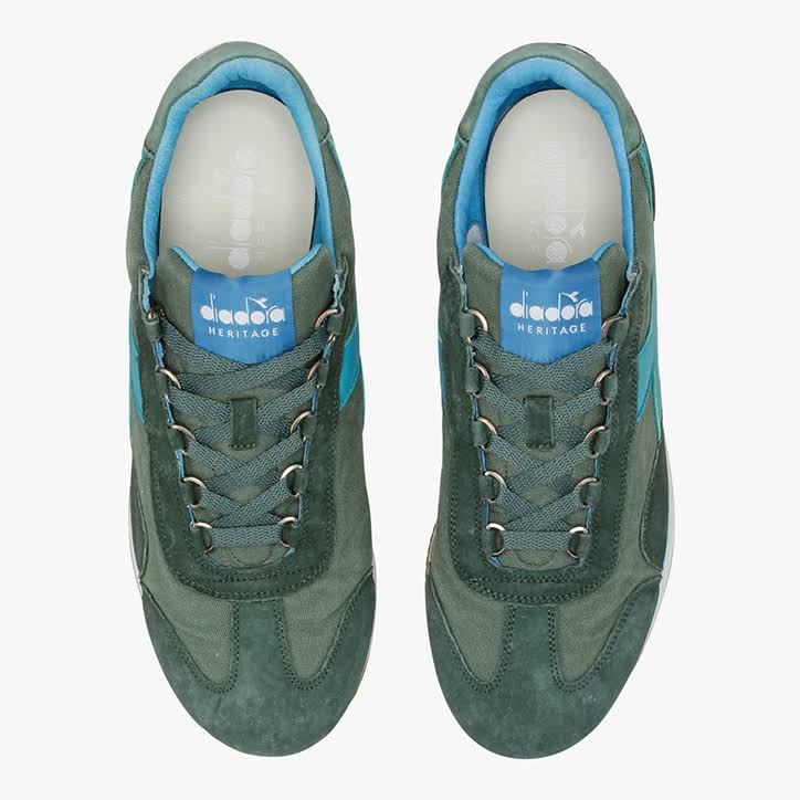 Canvas Stone Wash Green Sneakers F58157