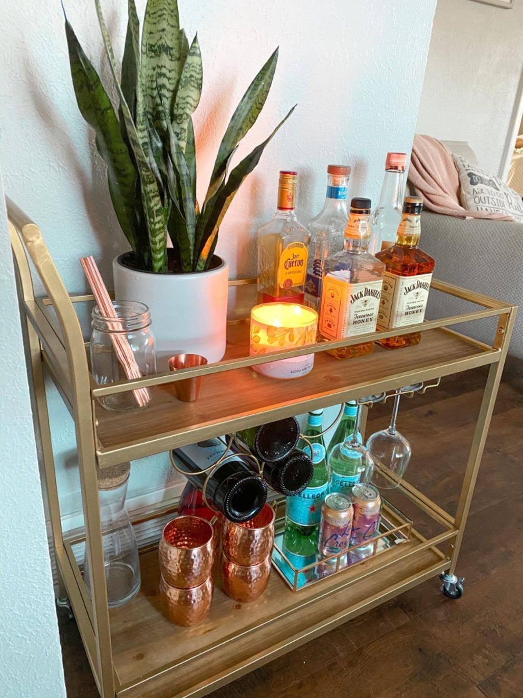 Gold Bar Cart K666