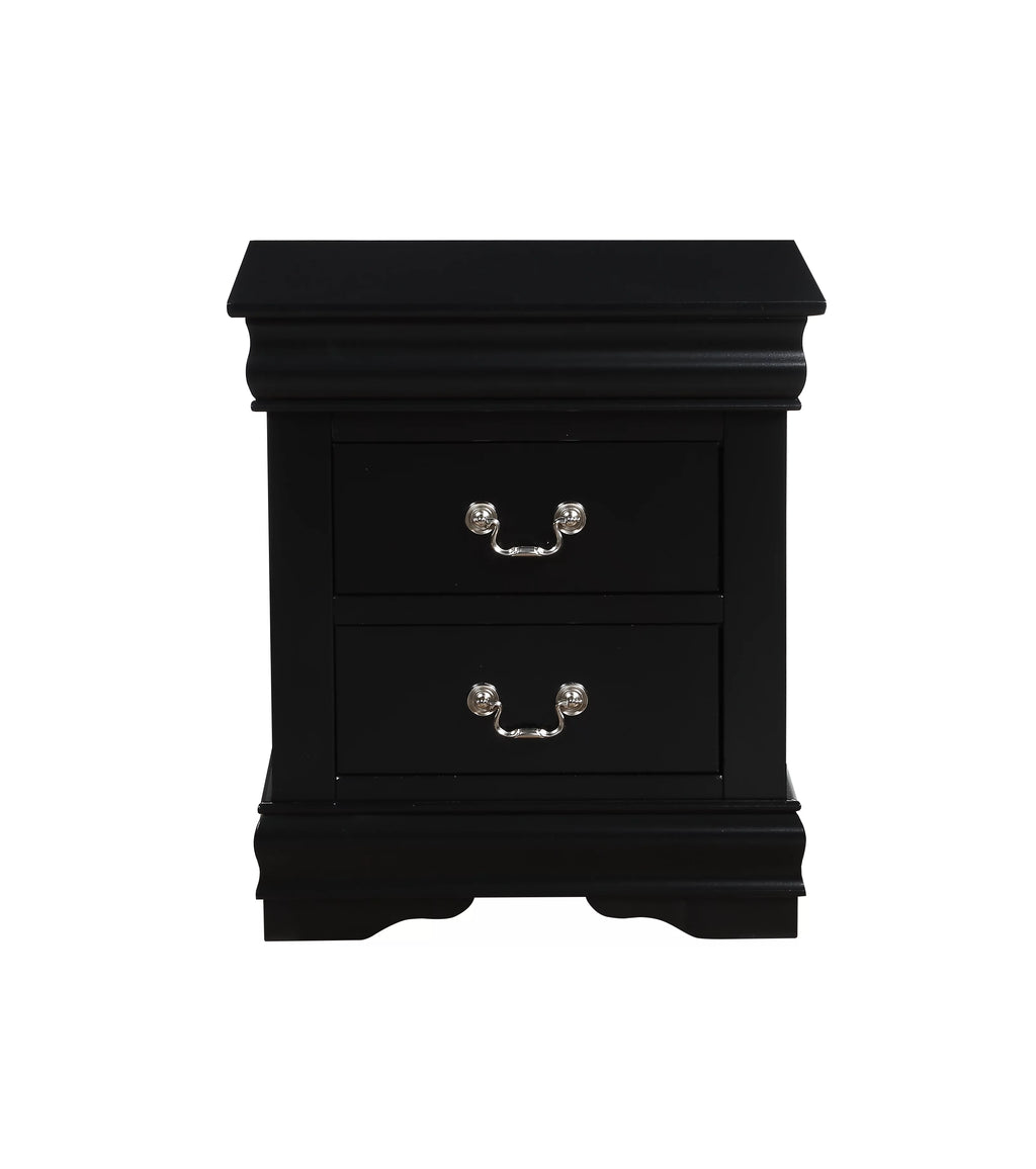 5-Piece Bedroom Set Bed Dresser Chest 2 Nightstands D78570