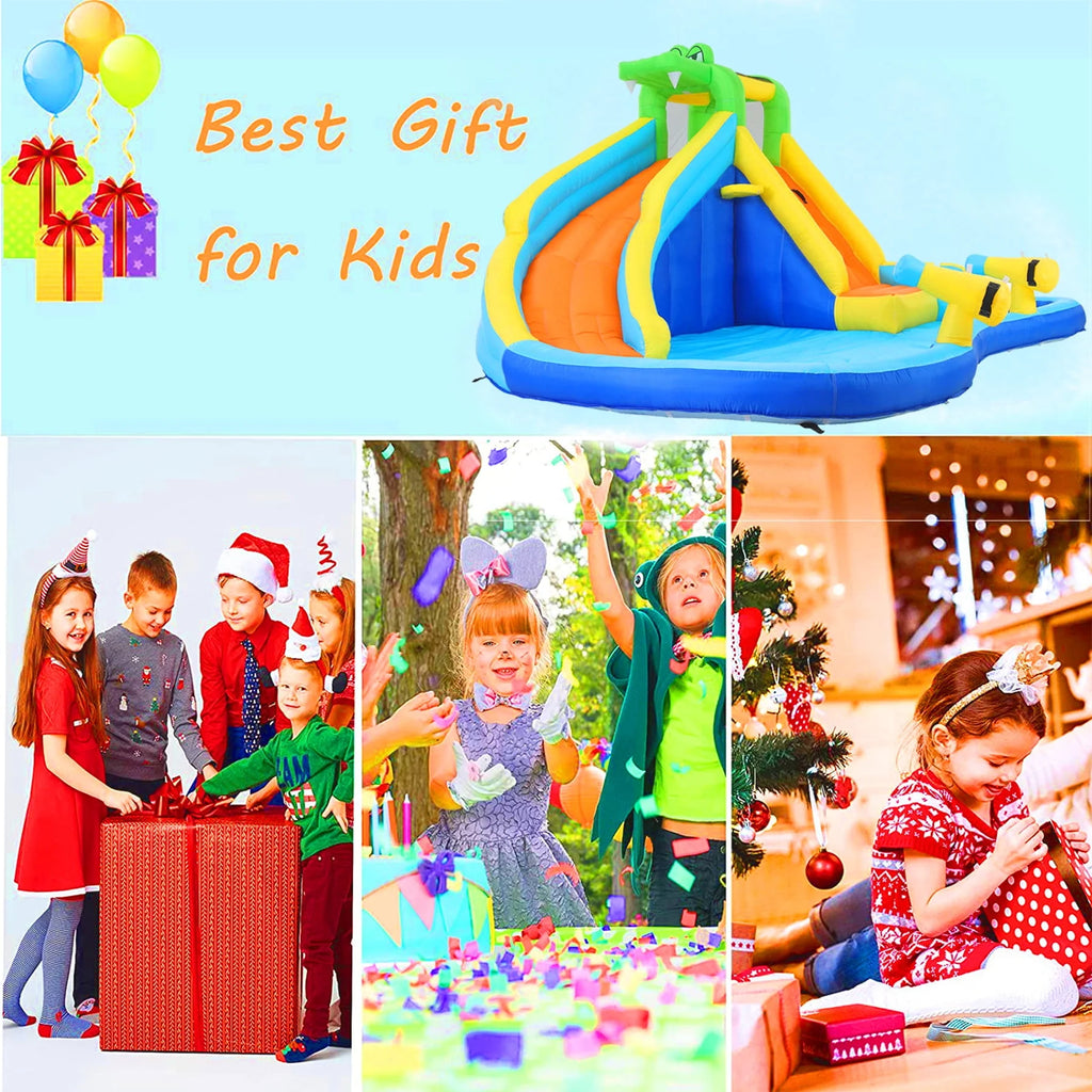 Inflatable Bounce House with Water Slide and Air Blower G91367