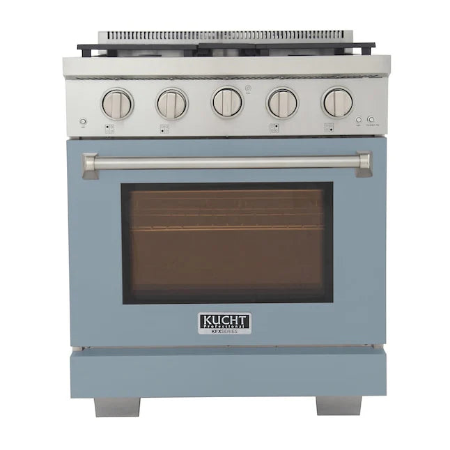 30 4.2 cu. ft. Propane Gas Range Light Blue S4635