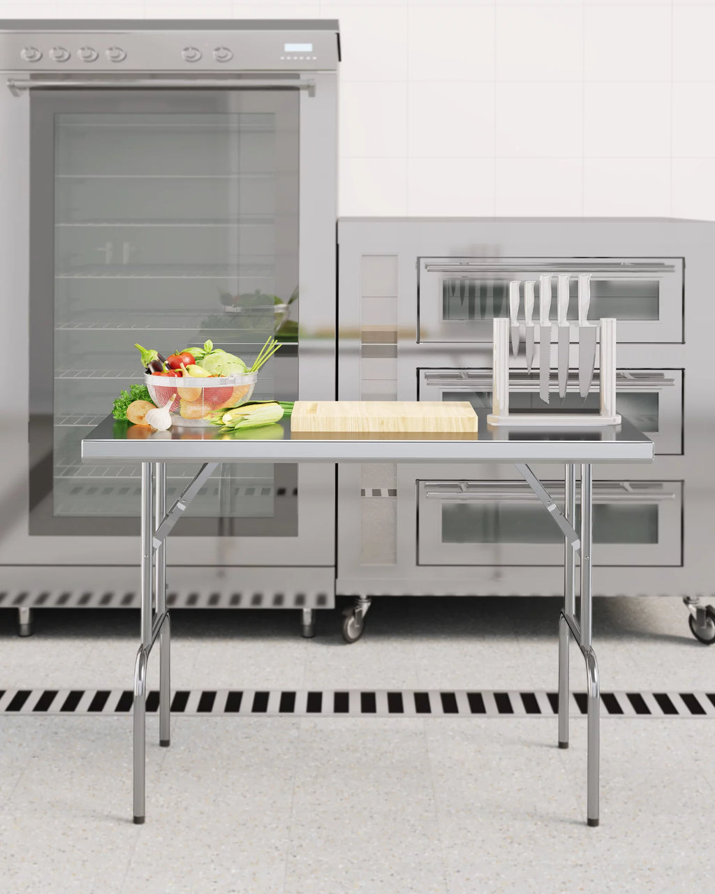 Stainless Steel Folding Work Table C9783