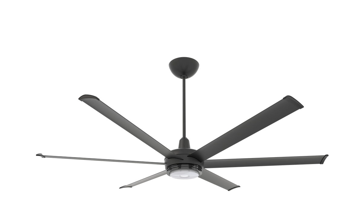 Black 72 Ceiling Fan with Downrod and Downlight N804210