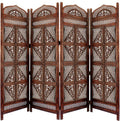 Traditional Four Panel Wooden Room Divider H56532
