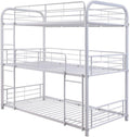 White Triple Bunk Bed J8486