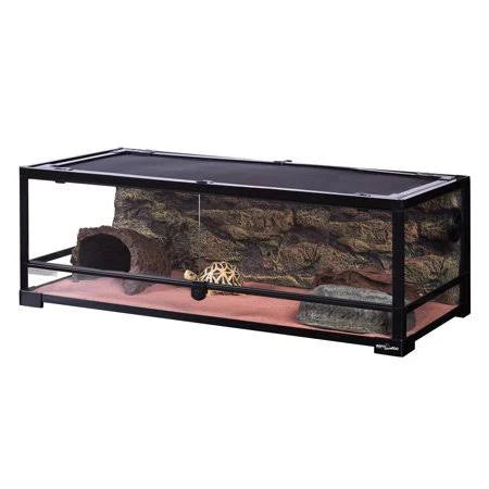 Glass Terrarium with Double Hinge Door 36 inch x 18 inch x 12.6 inch J911960