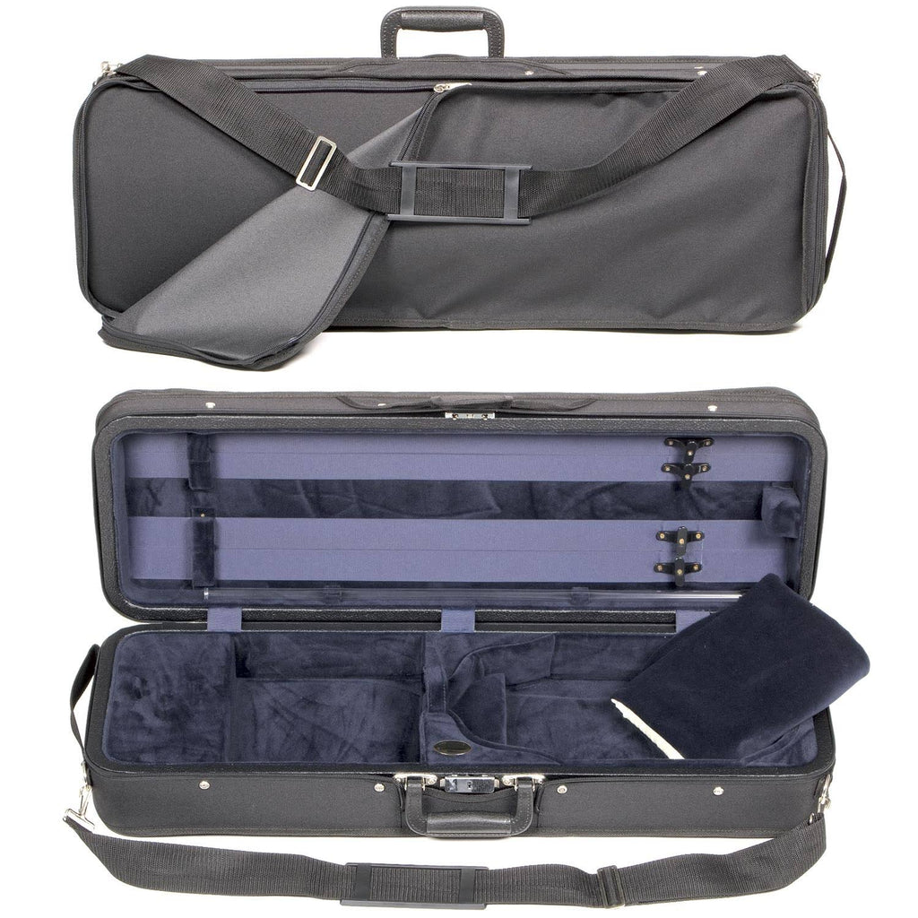 Blue Velour Oblong Suspension Violin Case U672
