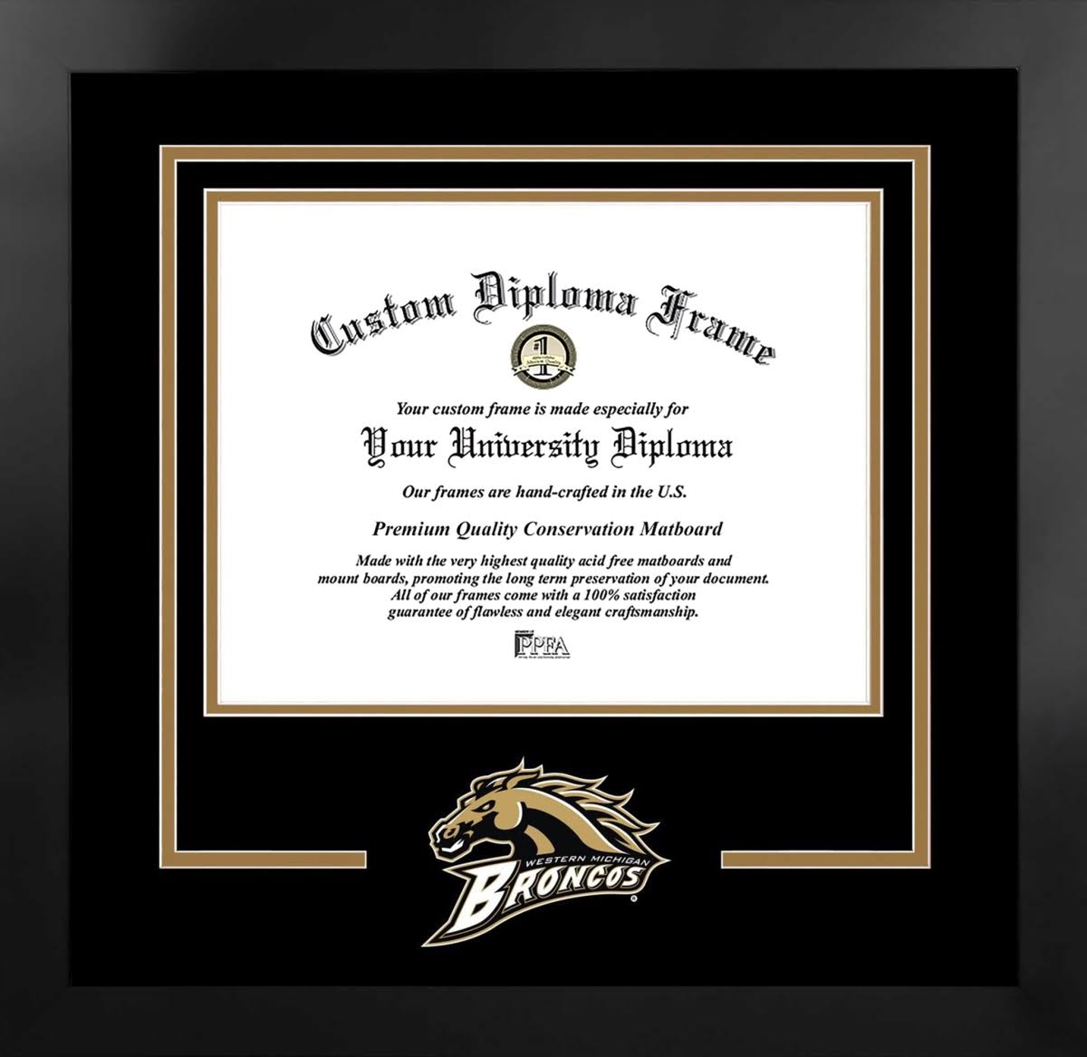 Western Michigan University Spirit Diploma Frame I61793
