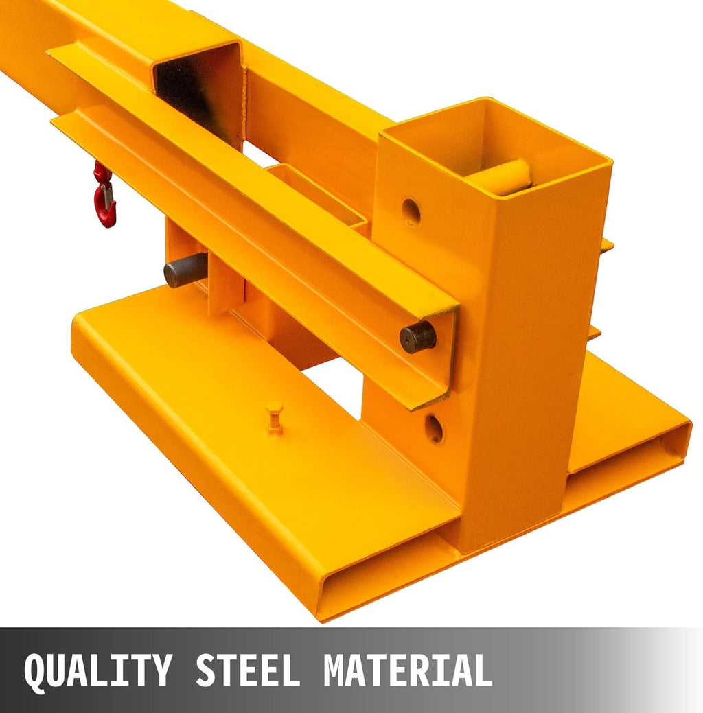 6000lbs Forklift Mobile Crane Attachment with 2 Hooks M6954