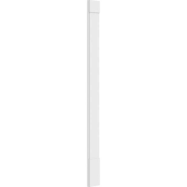 Plain PVC Pilaster with Standard Capital & Base (Pair) H21761