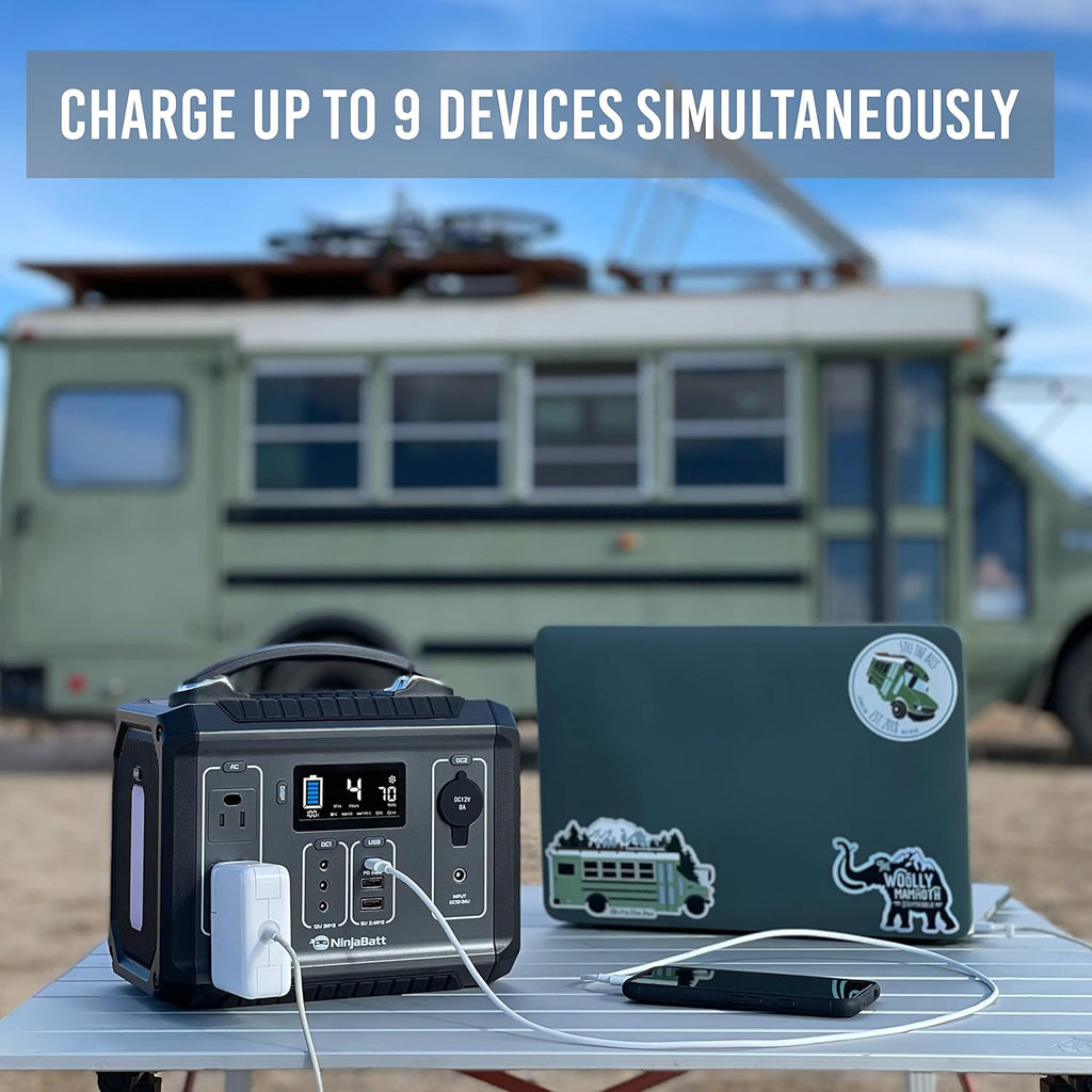 280Wh Portable Power Station with 110V/300W AC Outlets G35970