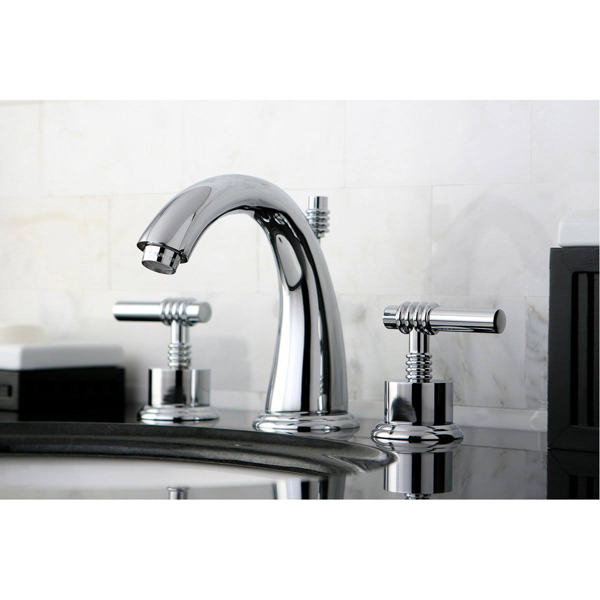 8-Inch Widespread Bathroom Faucet with Pop-Up Oil Rubbed Bronze I19985