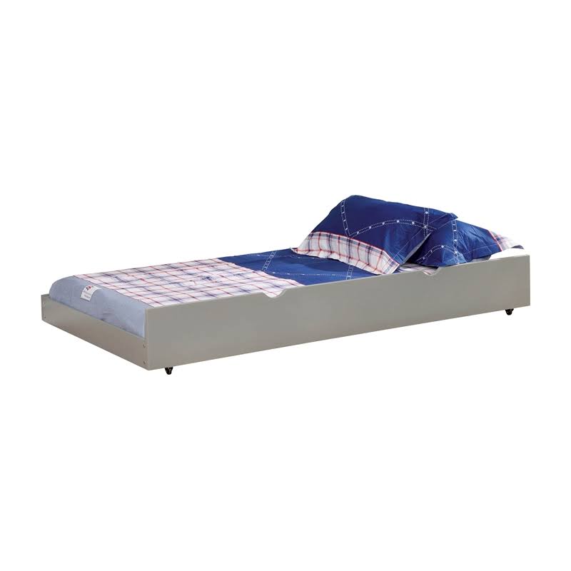 Gray Wood Twin Trundle Q58831