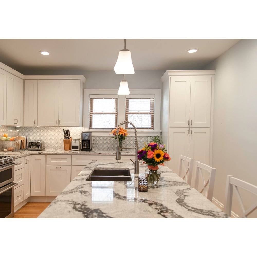 White Single Door Kitchen Cabinet Q586