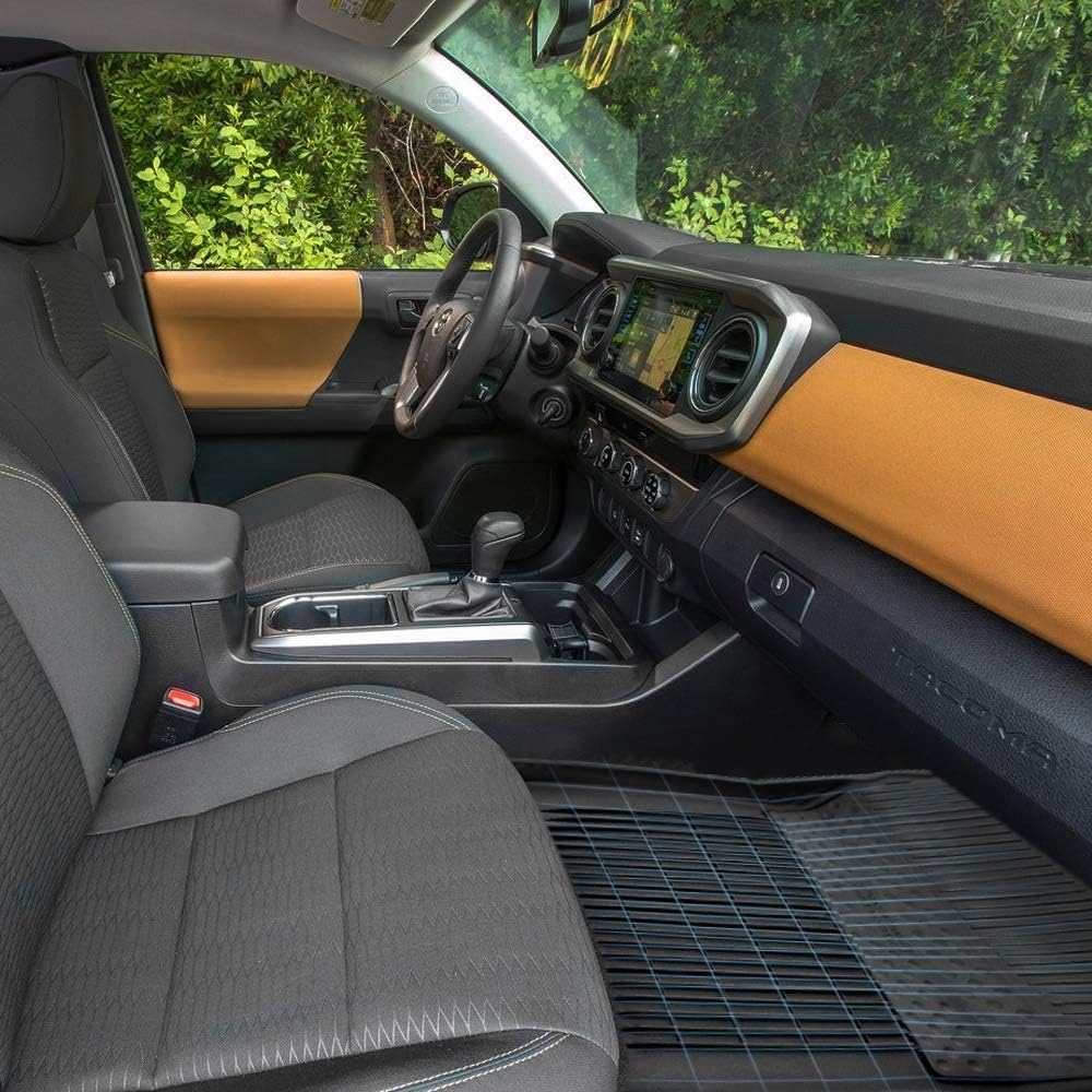 Black TPE Front Rear Floor Mats Liners V3164