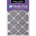 16x24x1 Pleated MERV 8 Carbon Air Filters Qty 12 X672713