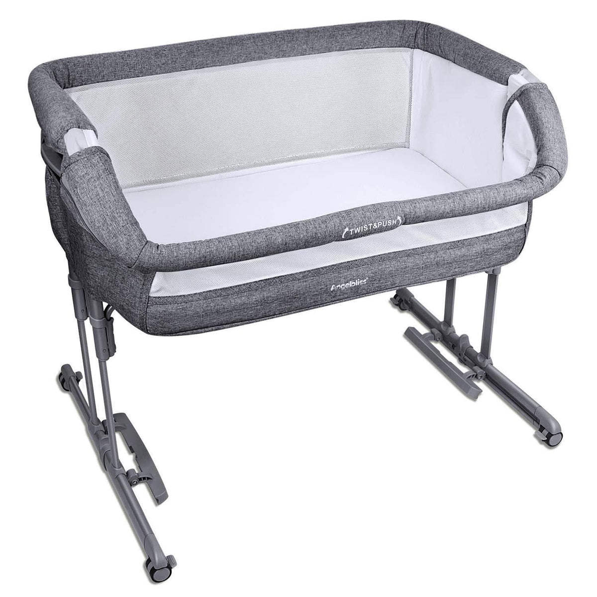 3-in-1 Baby Bassinet & Bedside Sleeper with Cradle Mode S480