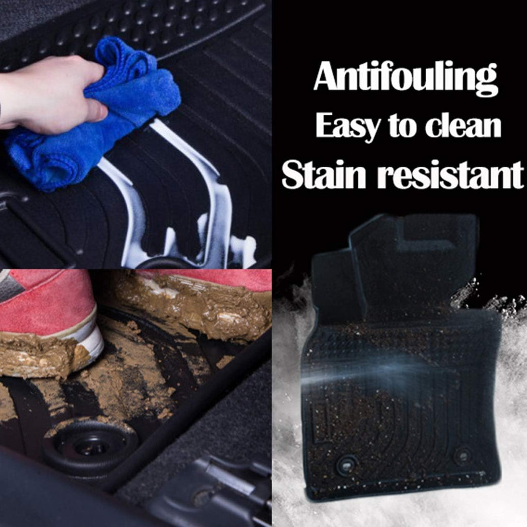 Black Custom Fit All Weather Rubber Floor Mats V260