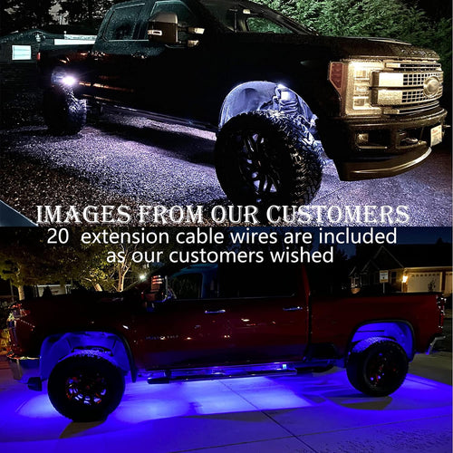 18 Pods Waterproof Multicolor LED Rock Lights H674