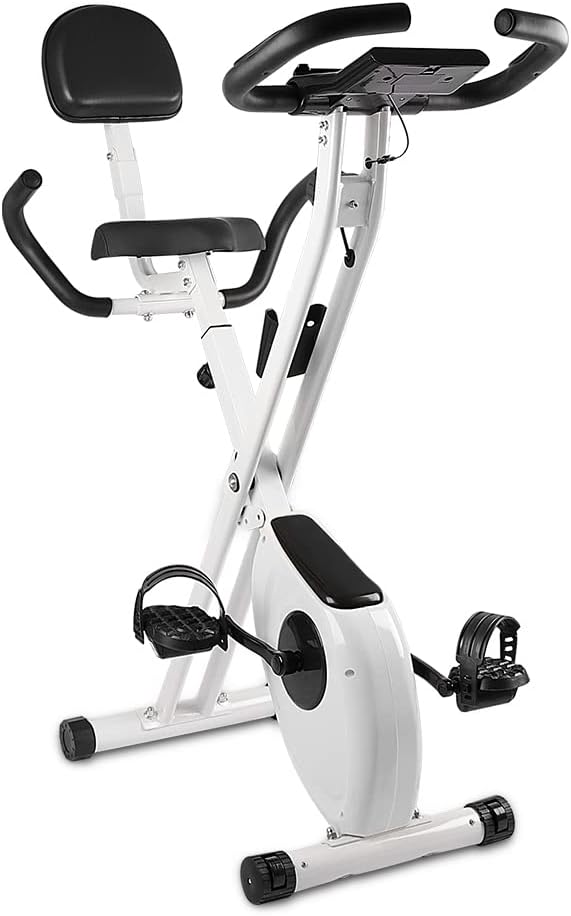 Folding Magnetic Stationary Bike with LCD Monitor D59210