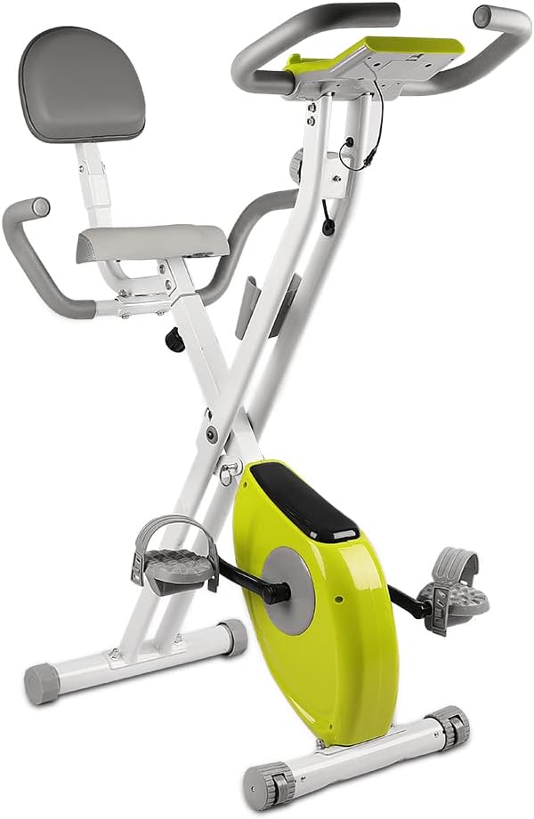 Folding Magnetic Stationary Bike with LCD Monitor D59210