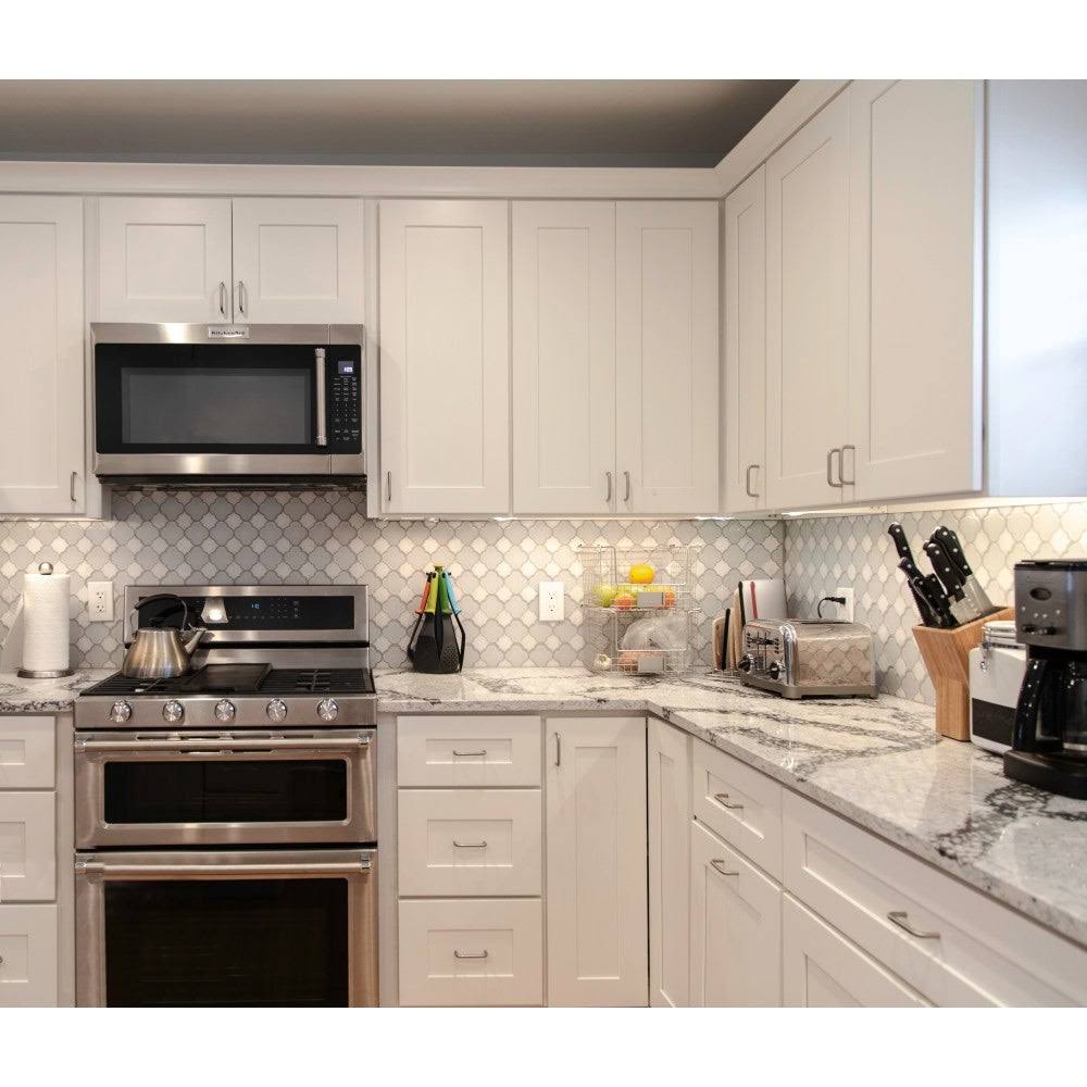 White Single Door Kitchen Cabinet Q586