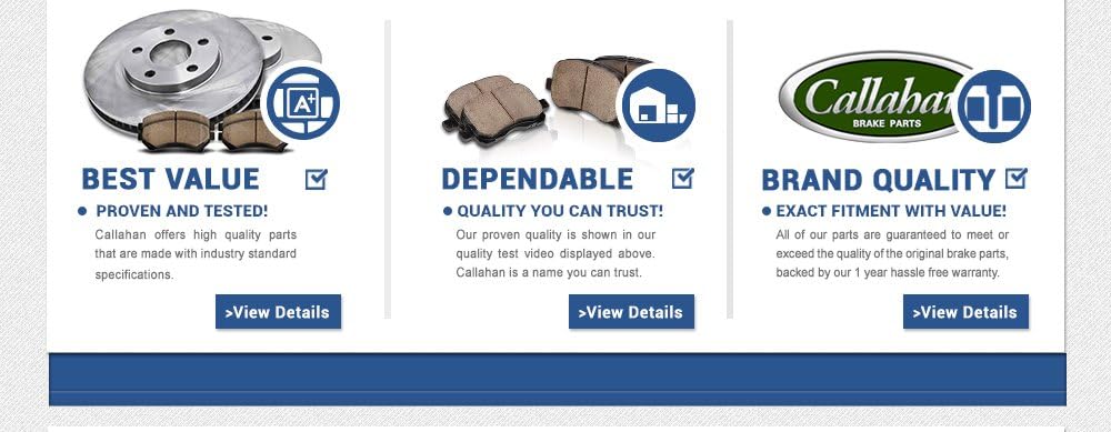 Front Loaded OE Caliper Assembly Set + Ceramic Brake Pads F47455