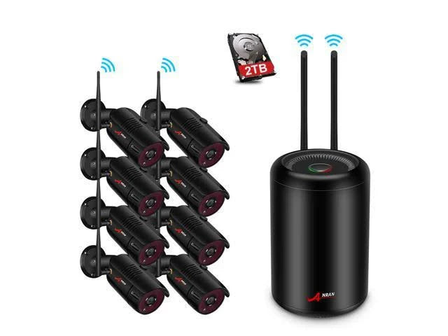 8 Channel 1080p HD Wireless Security Surveillance Camera N956974
