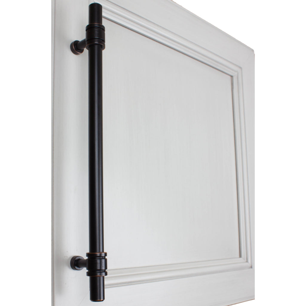 Oil Rubbed Bronze Solid Steel Cabinet Bar Pulls K1924