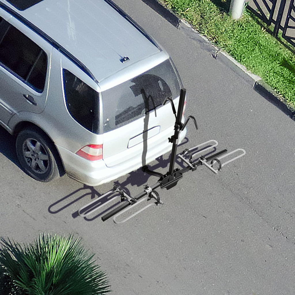 Folding 2-Bike Hitch Mount Bike Rack T970824