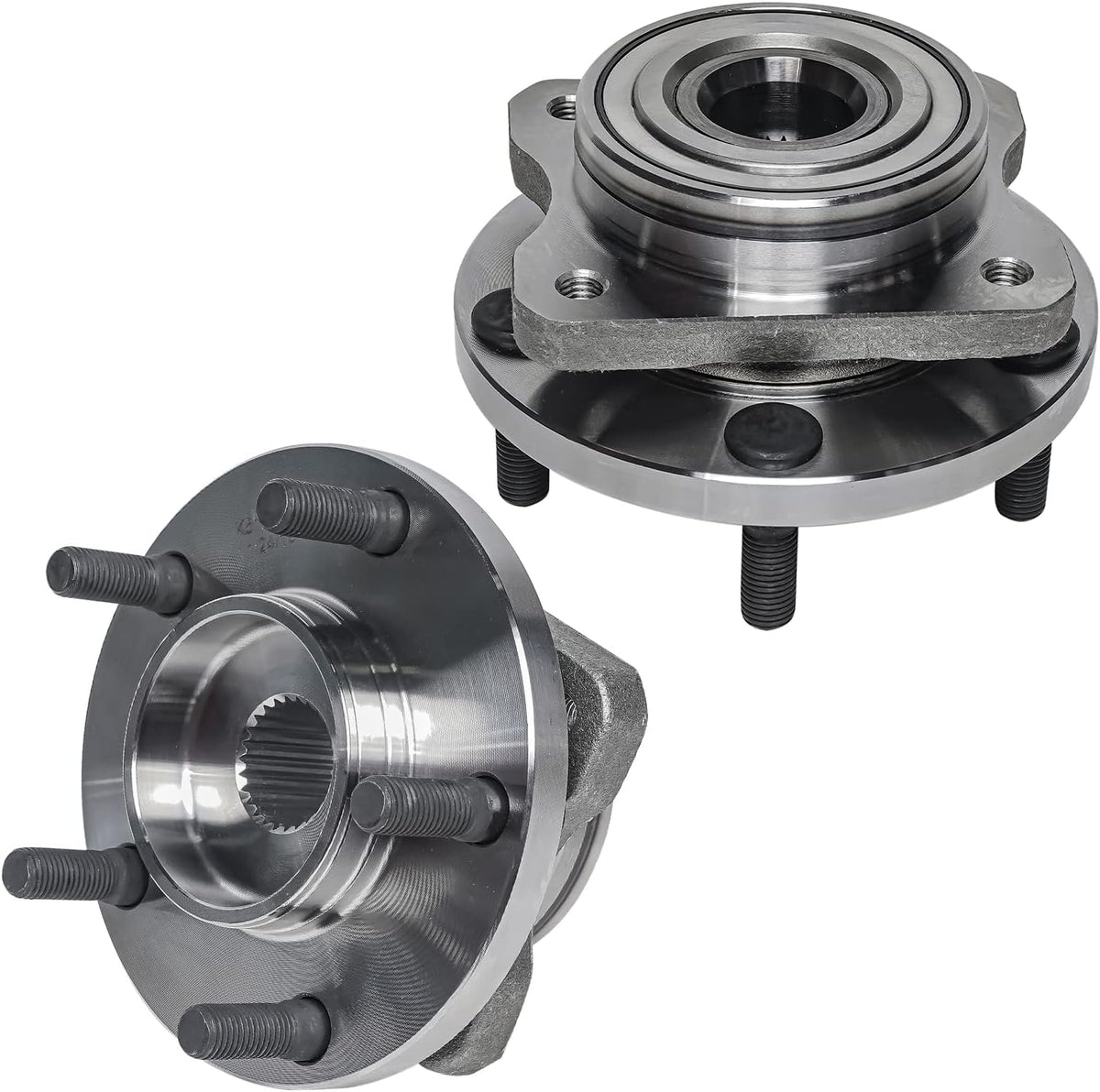 5 Lug Front Wheel Hub Bearings Assemblies 2pc Set D815