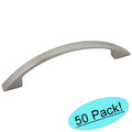 Satin Nickel Cabinet Hardware Handle Pull 50 Pack J479