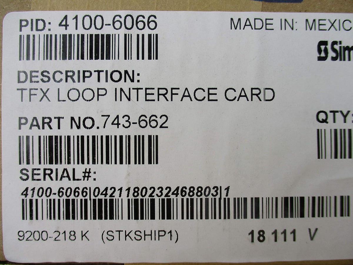 Loop Interface Card W445