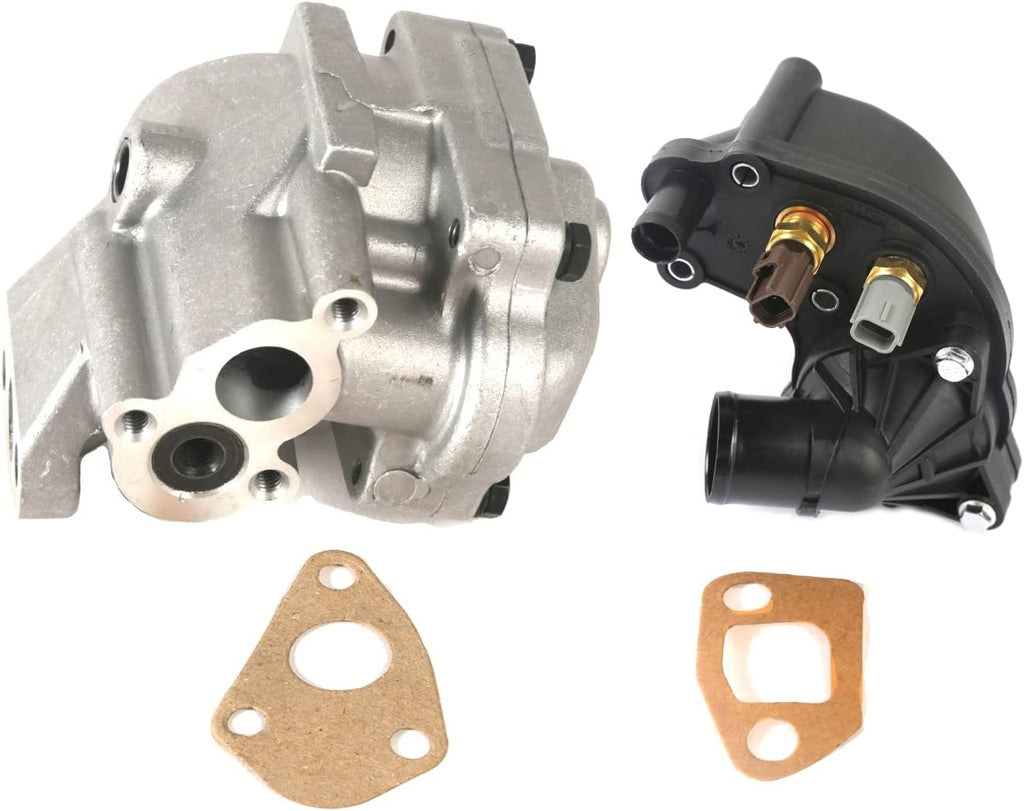 Engine Oil Pump and Thermostat Housing Pack of 2 M17348