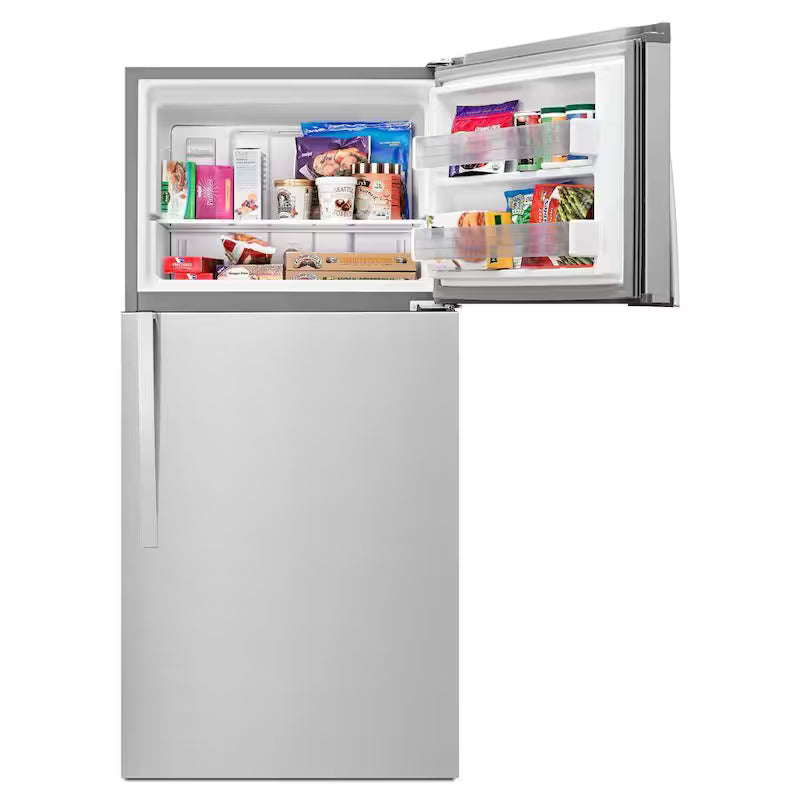 19.2 cu. ft. Top Freezer Refrigerator in Stainless Steel O3639