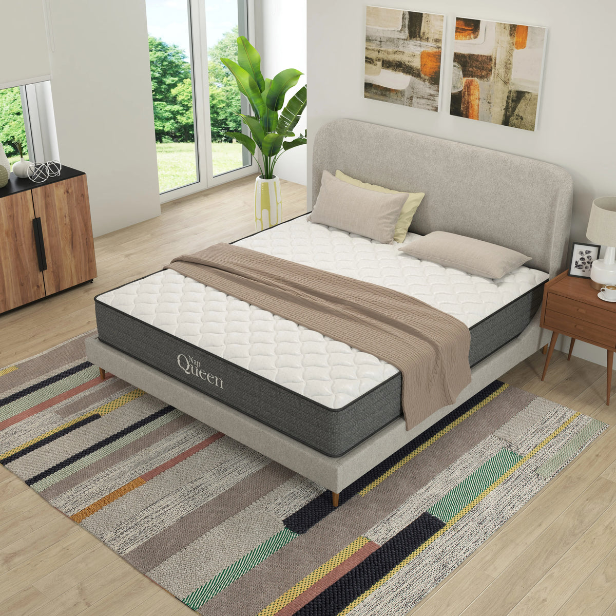 Queen Size Hybrid Memory Foam Pocket Spring Mattress D79251
