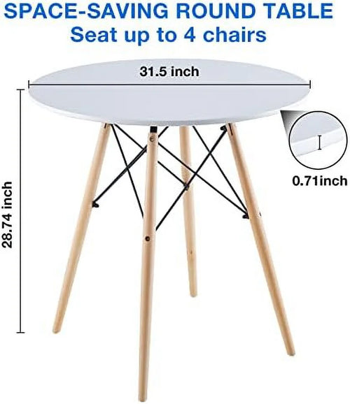 31.5 inch Industrial Round Dining Table A347