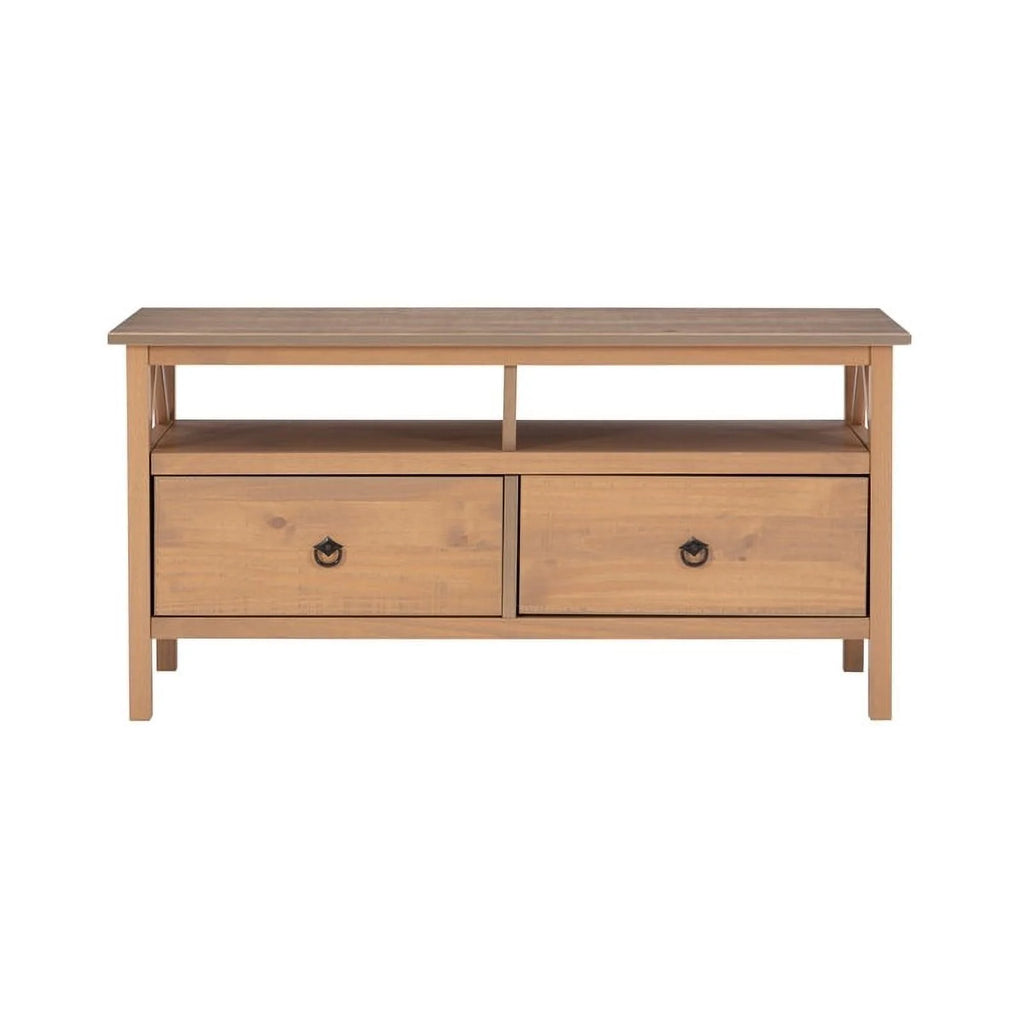 Rustic Gray Wood TV Stand P548