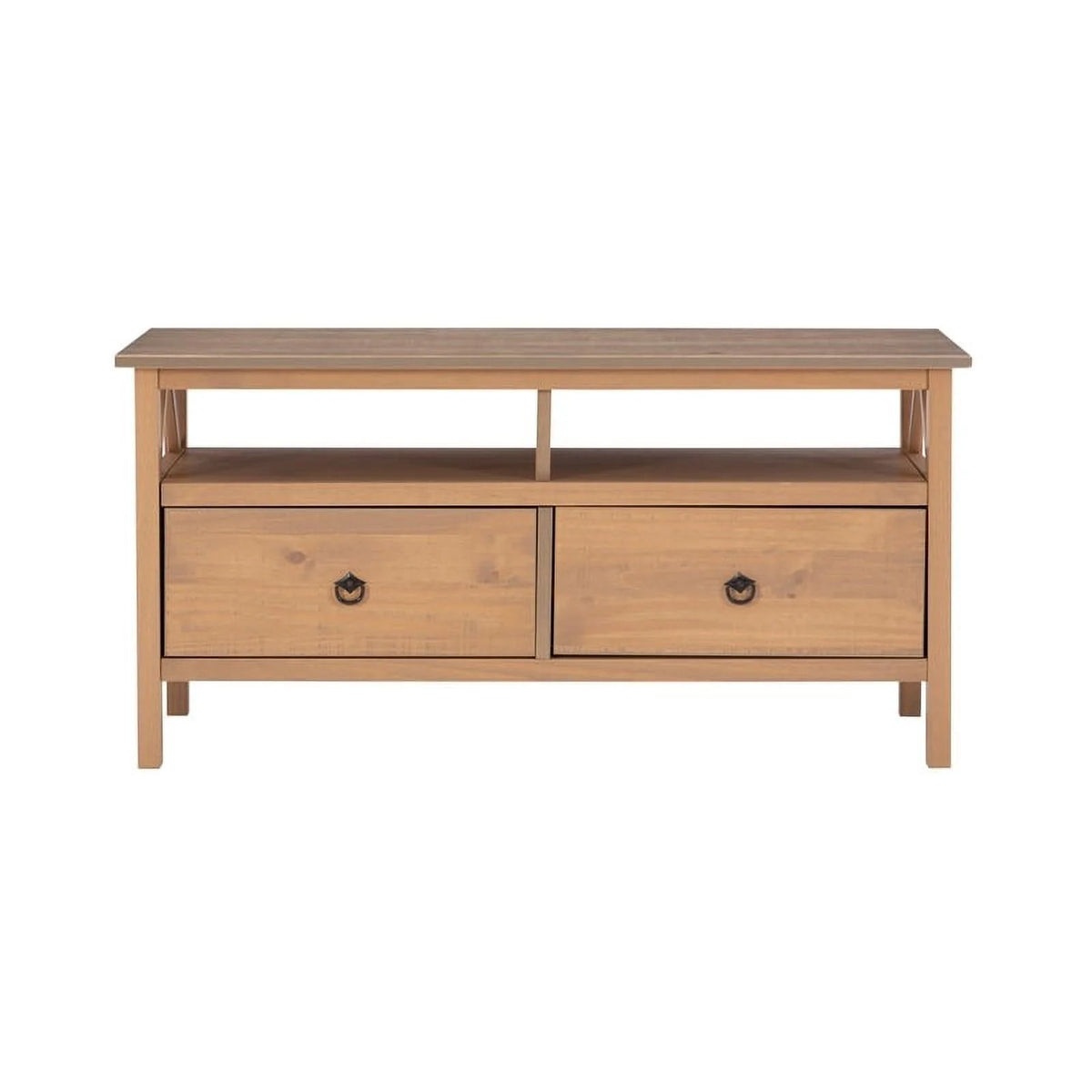 Rustic Gray Wood TV Stand P548
