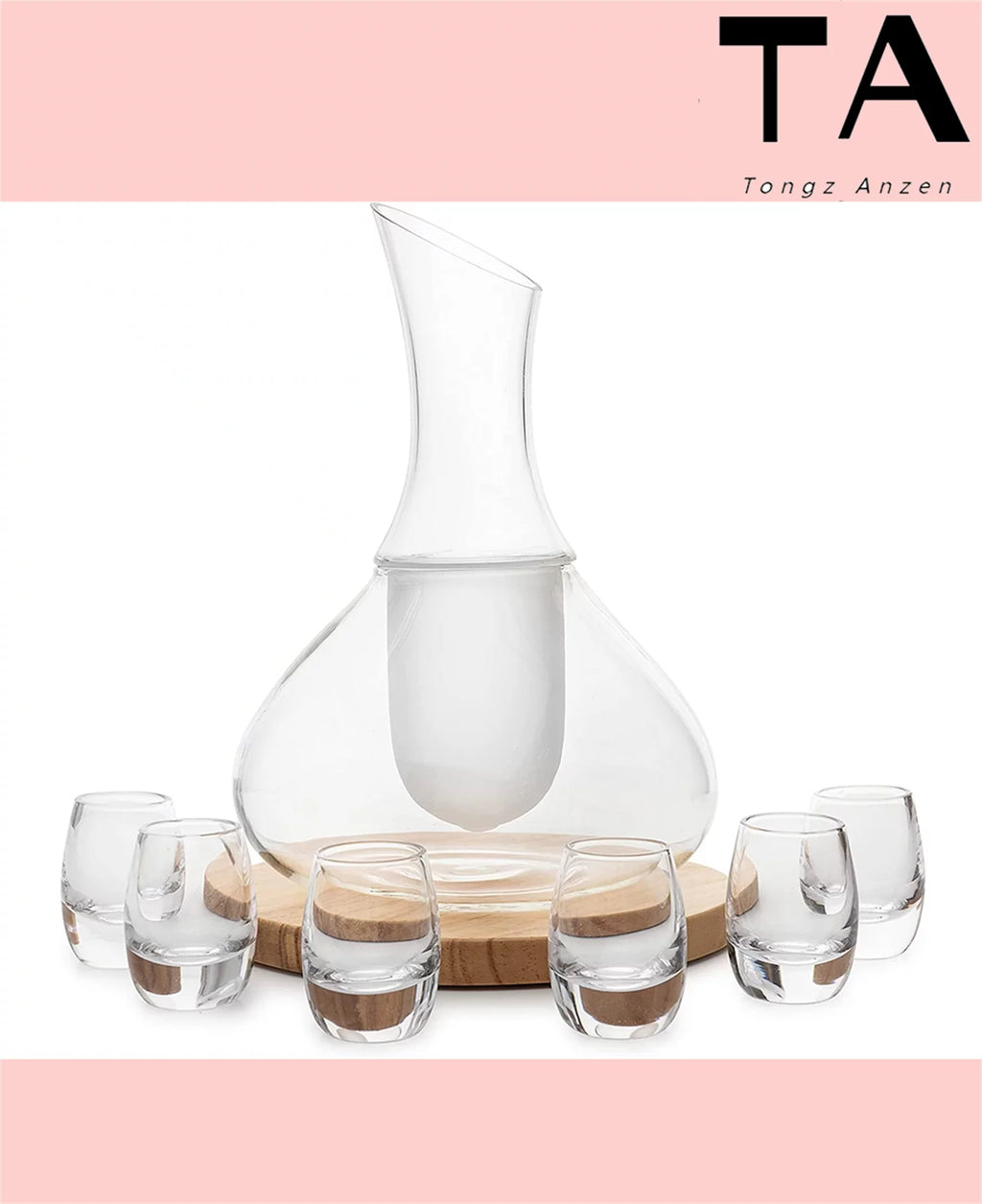 Sake Set Glasses Japanese A68158
