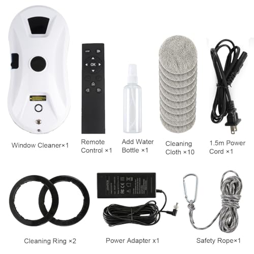 Window Cleaner Robot with Ultrasonic 5600PA Auto Water X24306