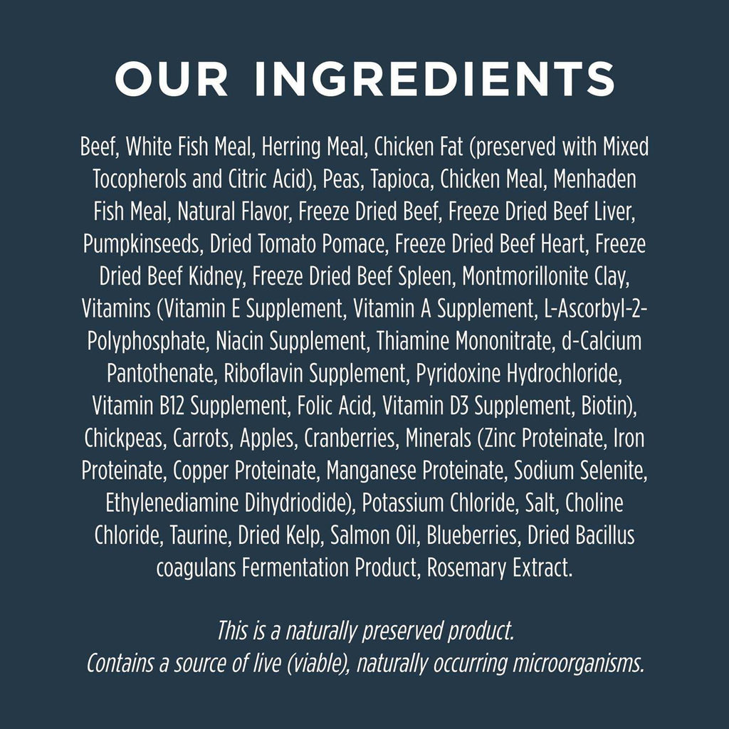 Grain Free Natural Dry Dog Food X921