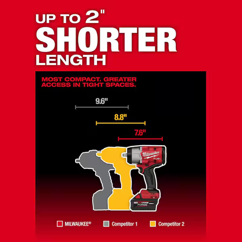 18-Volt Lithium-Ion Brushless Cordless 1/2 in. Impact Wrench & 1/4 in. Hex Impact Driver L6247