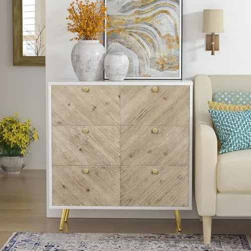 3 Drawer Wood Dresser C665