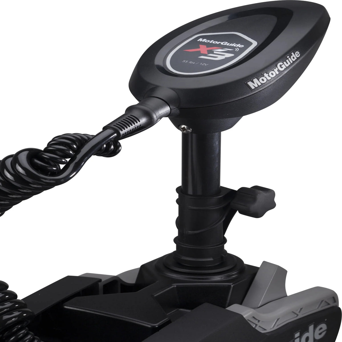 55lb Thrust 36 Shaft 12-Volt Kayak Trolling Motor with Wireless FOB Control R8724