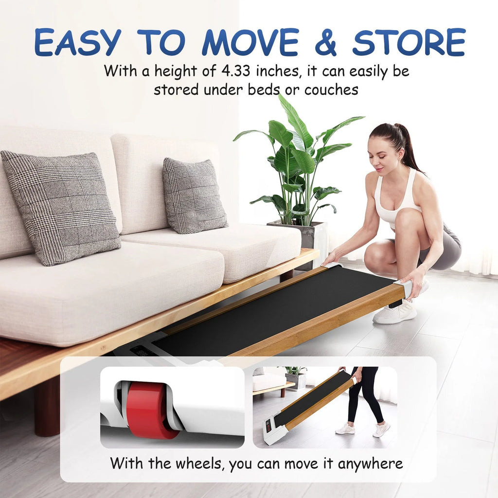 Portable Mini Treadmill 265 lbs Capacity with Remote Control U9575