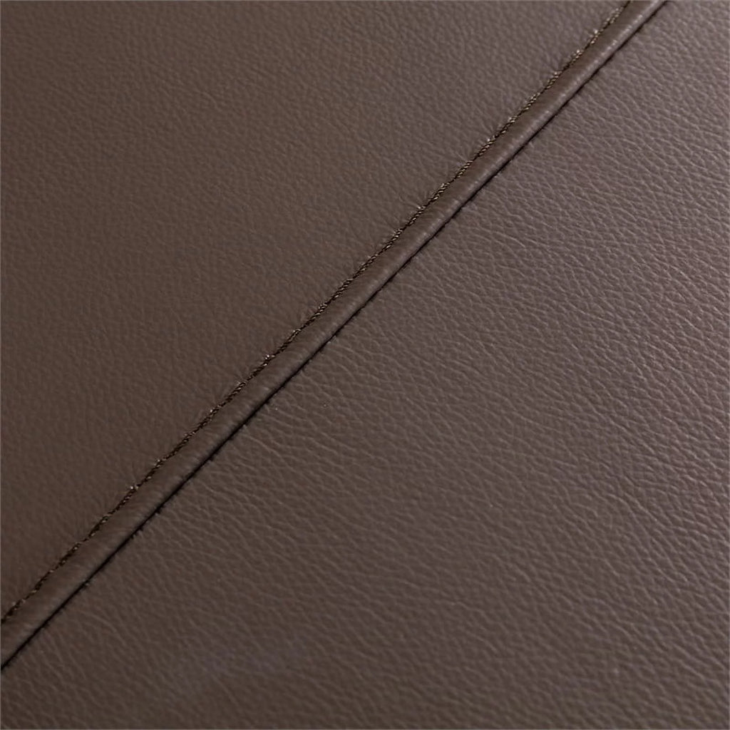 Taupe Brown Italian Leather Chair W674511