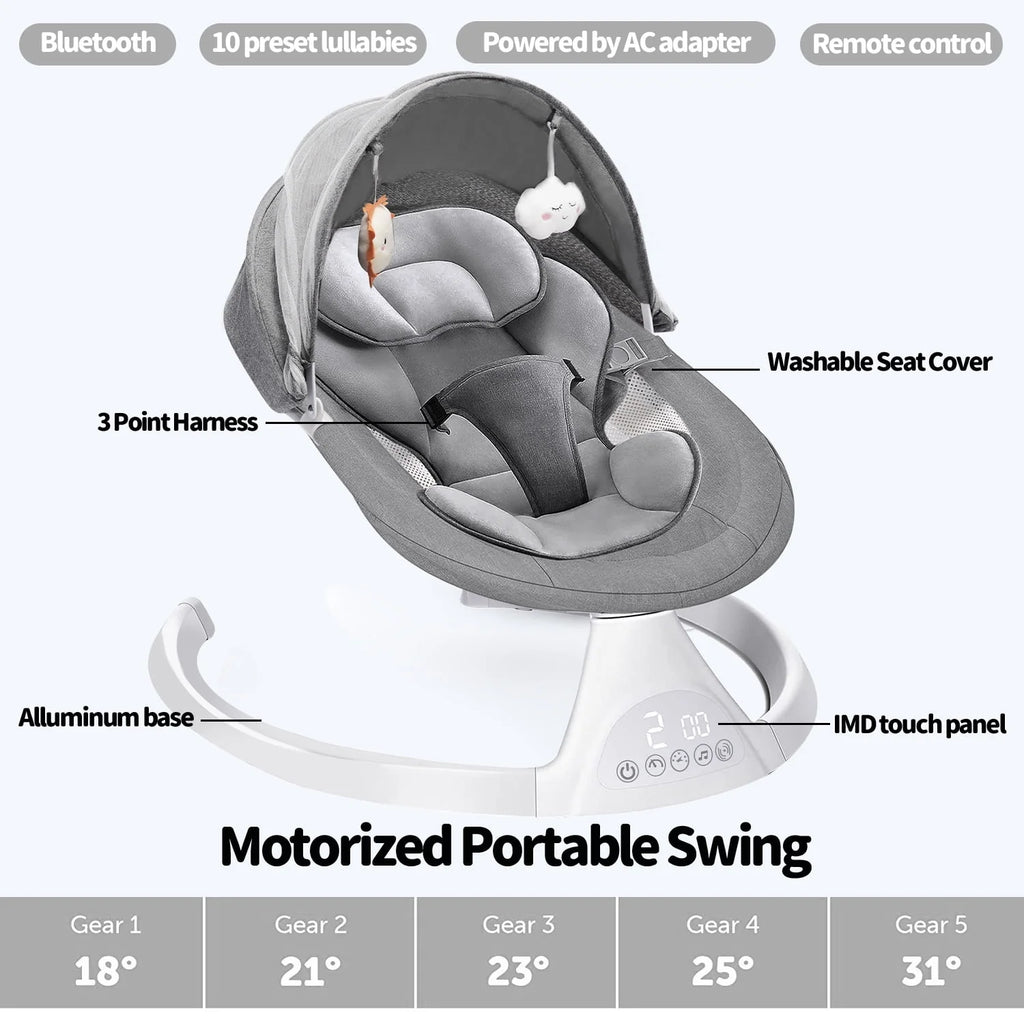 Baby Swing with 5 Speed M9458
