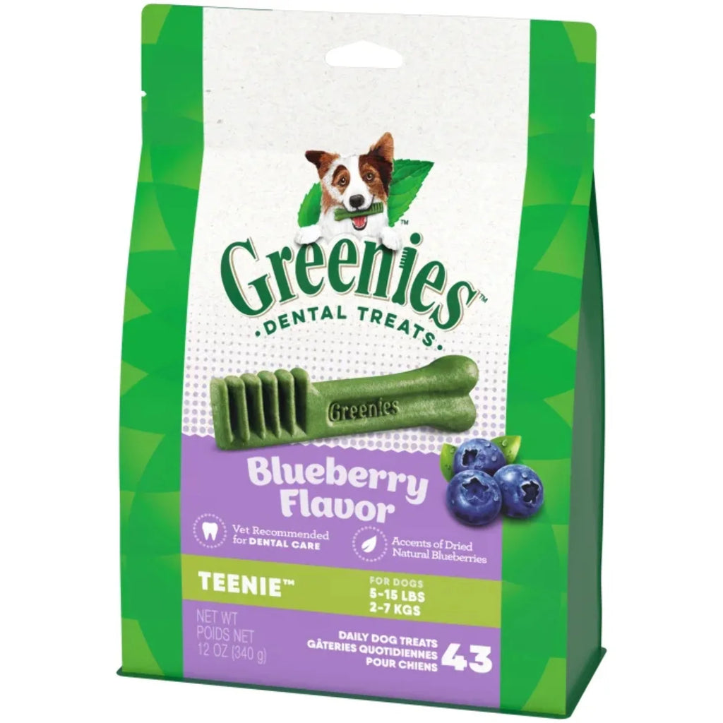 Blueberry Flavor Dental Treats for Dogs 12 oz Pouch M3517
