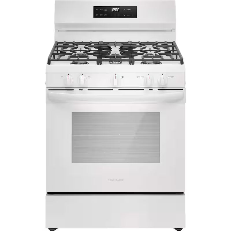 5 Burner Freestanding Gas Range in White M964